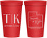 Personalized Wedding 22 oz Stadium Cups - Utah | 143