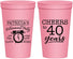 Personalized Retirement 22 oz Stadium Cups - Off The Clock | 150000
