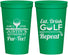 Personalized Retirement 22 oz Stadium Cups - Eat Drink Golf Repeat | 150005