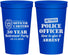 Personalized Retirement 22 oz Stadium Cups - Police Officer | 150010