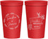 Personalized Wedding 22 oz Stadium Cups - Arkansas | 153