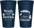 Personalized Wedding 22 oz Stadium Cups - Colorado | 155