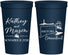 Personalized Wedding 22 oz Stadium Cups - Connecticut | 156