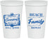 Personalized Family Reunion 22 oz Stadium Cups - Beach Family Repeat | 160013