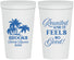 Personalized Family Reunion 22 oz Stadium Cups - Beach Reunited | 160017