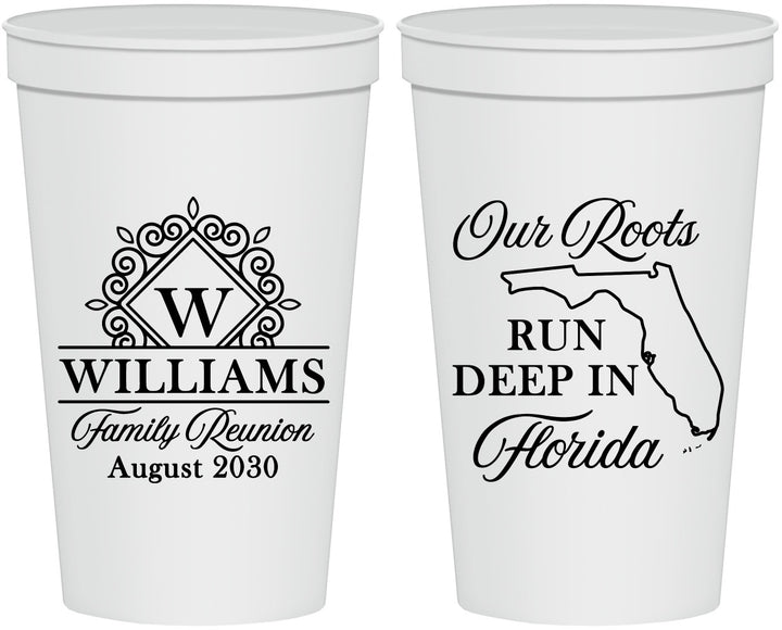 Personalized Family Reunion 22 oz Stadium Cups - Florida | 160057