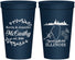 Personalized Wedding 22 oz Stadium Cups - Illinois | 162