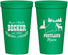 Personalized Wedding 22 oz Stadium Cups - Maine | 168