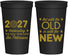 Personalized New Years 22 oz Stadium Cups - 2027 Out With The Old | 170000