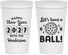 Personalized New Years 22 oz Stadium Cups - 2027 Lets Have A Ball | 170001