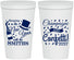 Personalized New Years 22 oz Stadium Cups - 2027 Confetti | 170003