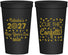Personalized New Years 22 oz Stadium Cups - 2027 Nye Confetti | 170012