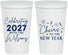 Personalized New Years 22 oz Stadium Cups - 2027 Cheers | 170019