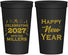 Personalized New Years 22 oz Stadium Cups - 2027 Nye Confetti | 170028