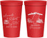 Personalized Wedding 22 oz Stadium Cups - Mississippi | 173