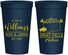 Personalized Wedding 22 oz Stadium Cups - Montana | 175