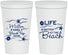 Personalized Family Vacation 22 oz Stadium Cups - Life Is Better At The Beach | 180001