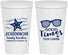 Personalized Family Vacation 22 oz Stadium Cups - Good Times Tan Lines | 180003