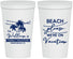 Personalized Family Vacation 22 oz Stadium Cups - Beach Please | 180004