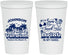 Personalized Family Vacation 22 oz Stadium Cups - Sun And Sand Beach | 180007