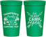 Personalized Family Vacation 22 oz Stadium Cups - Camping Trip | 180016