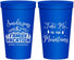 Personalized Family Vacation 22 oz Stadium Cups - Ski Trip Peaks | 180023