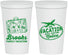 Personalized Family Vacation 22 oz Stadium Cups - Road Trip Plane | 180052