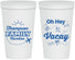 Personalized Family Vacation 22 oz Stadium Cups - Beach | 180056