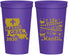 Personalized Mardi Gras 22 oz Stadium Cups - Life Of The Mardi | 190001