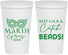 Personalized Mardi Gras 22 oz Stadium Cups - Beads Nola | 190007