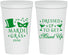 Personalized Mardi Gras 22 oz Stadium Cups - Fleur De Lis | 190015