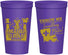 Personalized Mardi Gras 22 oz Stadium Cups - Beads Nola | 190017