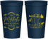 Personalized Wedding 22 oz Stadium Cups - Vermont | 194