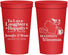 Personalized Wedding 22 oz Stadium Cups - Wisconsin | 198