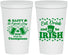 Personalized St Patricks Day 22 oz Stadium Cups - Eat Drink Be Irish | 200002
