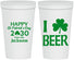 Personalized St Patricks Day 22 oz Stadium Cups - Clover Irish | 200003