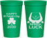 Personalized St Patricks Day 22 oz Stadium Cups - Clover Irish | 200008