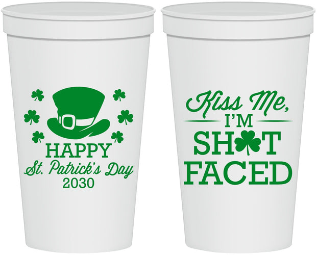 Personalized St Patricks Day 22 oz Stadium Cups - Leprechaun | 200009