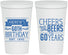 Personalized Birthday 22 oz Stadium Cups - Cheers Beers To 60 Years | 20001