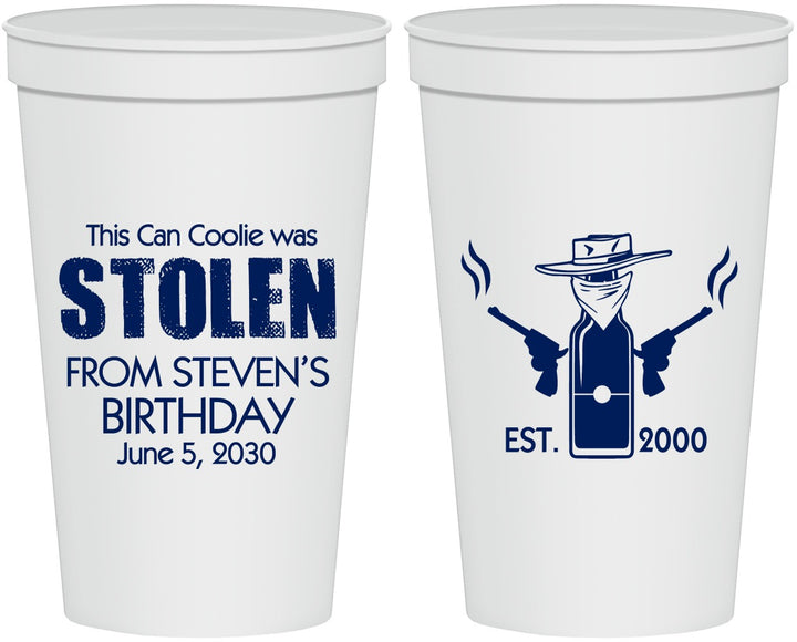 Personalized Birthday 22 oz Stadium Cups - 30th | 20007
