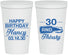Personalized Birthday 22 oz Stadium Cups - 30 And Thirsty | 20014