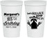 Personalized Birthday 22 oz Stadium Cups - 25th Fiesta | 20035