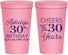 Personalized Birthday 22 oz Stadium Cups - Cheers To 30 Years | 20041