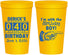 Personalized Birthday 22 oz Stadium Cups - 40th | 20047