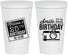 Personalized Birthday 22 oz Stadium Cups - 25th | 20053