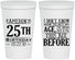 Personalized Birthday 22 oz Stadium Cups - 25th | 20054