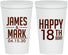 Personalized Birthday 22 oz Stadium Cups - 18th | 20074