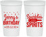 Personalized Birthday 22 oz Stadium Cups - Sparkles Spirits | 20083