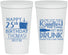 Personalized Birthday 22 oz Stadium Cups - 25th | 20091