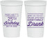 Personalized Birthday 22 oz Stadium Cups - 25th | 20093
